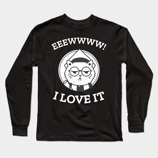 Cat loves it Long Sleeve T-Shirt by Purrfect Shop